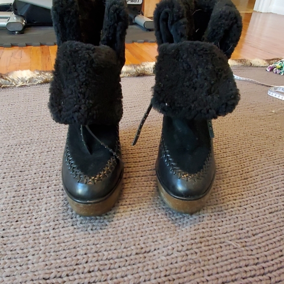 Coach 1941 fringe moccasin bootie q6556 - Picture 2 of 7